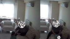 Aydın'da cani bakıcı 2 yaşındaki çocuğu evire çevire dövdü!