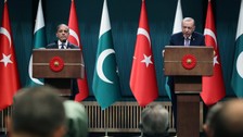 Cumhurbaşkanı Erdoğan, Pakistan Başbakanı Şahbaz Şerif'i konuk etti