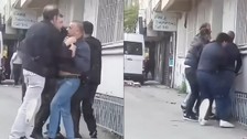 İstanbul'da 6,2'lik depremden kaçan komşular sokakta birbirine girdi