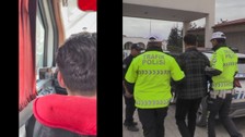 Minibüs kullanırken film izleyen şoföre idari para cezası