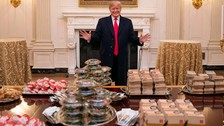 Fast food aşığı Donald Trump'ın sevmediği tek yemek! Günde 12 kola içiyor