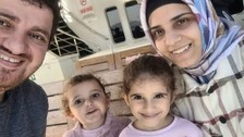 Heyelanda eşi ile 2 kızını kaybeden kadına psikolojik destek