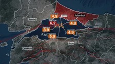 İstanbul'un jeofizik haritası: İşte en riskli ilçeler