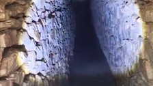 Karabük'te tarihi içme suyu kanalının keşfi