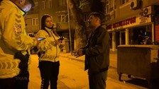 Polisin alkollü sürücüyle imtihanı... "Üflemeyeceğim. Yanlış yapıyorsunuz"