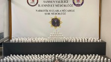 Samsun'da 14 bin 408 adet uyuşturucu hap ele geçirildi