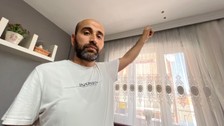 Husumetli olduğu kardeşinin evini hilti ile deldi