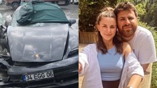 Oğuz Murat Aci'nin hayatını kaybettiği kazanın yeni görüntüleri ortaya çıktı