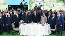 Cumhurbaşkanı Erdoğan, Azerbaycan Bağımsızlık Günü'nde düzenlenen konseri izledi