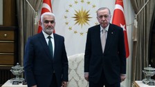 Cumhurbaşkanı Erdoğan Önder Aksakal ve Zekeriya Yapıcıoğlu'nu kabul etti
