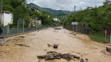 Trabzon'da sel felaketi: Bir kişi kayıp