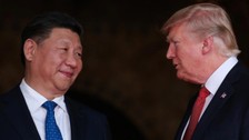 ABD Başkanı Trump, Çin Devlet Başkanı Şi ile görüştü