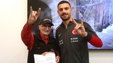 Bizim Çocuklar ABD'de Aziz Sancar'ı ziyaret etti