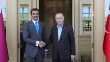 Cumhurbaşkanı Erdoğan Katar Emiri Al Sani ile görüştü