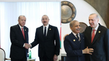 Cumhurbaşkanı Erdoğan Aliyev ile görüştü Şahbaz Şerif'i kabul etti