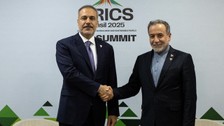 Dışişleri Bakanı Fidan BRICS Zirvesi'nde İranlı mevkidaşı Arakçi ile görüştü