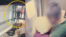 Kargocu dehşeti kamerada: Genç kadını asansörde taciz etti!
