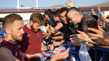 Trabzonspor'un taraftar buluşmasında izdiham