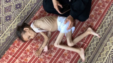 Gazze'de açlıkla mücadele: 9 yaşındaki Meryem 10 kiloya düştü