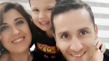 Eşi tarafından öldürülen Didem ile oğlu Doruk toprağa verildi