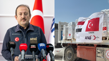 AFAD Başkanı Pehlivan: "Son 11 günde Türkiye’ye ait 178 insani yardım tırı El Ariş’ten Gazze’ye geçiş sağlamıştır"