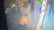 Antalya'da oda başkanının 2 kişiyi öldürdüğü olay kamerada