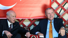 Cumhurbaşkanı Recep Tayyip Erdoğan ve MHP Lideri Devlet Bahçeli Ahlat'ta