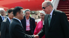 Cumhurbaşkanı Erdoğan Çin'e gitti!