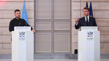 Macron: Ukrayna'ya asker göndermek için resmen taahhütte bulunan 26 ülke var
