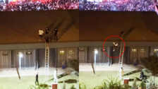 Özel güvenlik görevlilerinden insanlık dışı muamele! Blok3 konserini çatıdan izleyen genci aşağı ittiler
