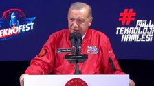 Cumhurbaşkanı Erdoğan TEKNOFEST'te: Elde ettiğimiz kazanımlar tesadüf değil