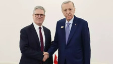 Cumhurbaşkanı Erdoğan, İngiltere Başbakanı Keir Starmer ile görüştü