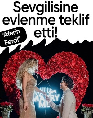 Milli futbolcu Ferdi Kadıoğlu, sevgilisi Sera Vrij’e evlilik teklifi etti