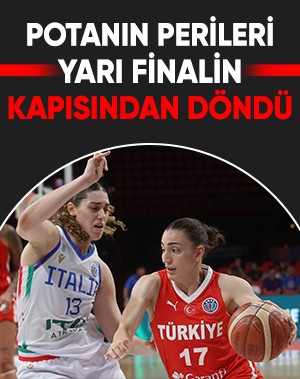 Potanın Perileri, çeyrek finalde İtalya'ya kaybetti