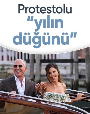 Bezos’un Venedik düğünü protestolar eşliğinde gerçekleşti
