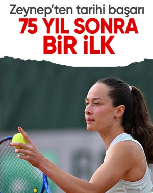 Zeynep Sönmez'den Wimbledon'da tarihi başarı!