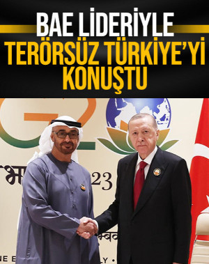 Cumhurbaşkanı Erdoğan, Al Nahyan ile görüştü! Gündem: Terörsüz Türkiye