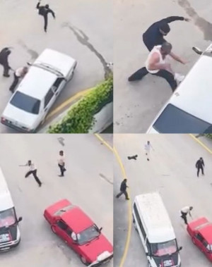 Mersin'in Tarsus ilçesinde taşlı kavga: Araçlara saldırdılar