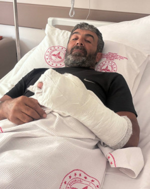 Ayı saldırısından yaralı kurtulan çiftçi yaşadıklarını anlattı: "Kürek olmasaydı sonum ne olurdu bilemedim"