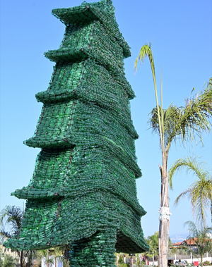 Lübnanlı Chaptini, dünyanın en büyük plastik sedir ağacıyla Guinness Rekorlar Kitabı'na girdi - Resim: 4