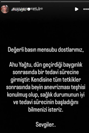 Ahu Yağtu apar topar hastaneye kaldırıldı! Sağlık durumuna ilişkin açıklama geldi - Resim: 4