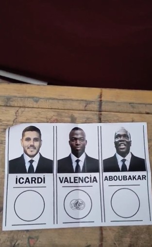 Oy pusulasına bunları yazdılar! Icardi, F.Bahçe, Beşiktaş, Trabzonspor! - Resim: 9