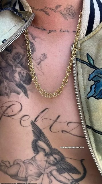 Brooklyn Beckham, yeniden eşi Nicola Peltz'in dövmesini yaptırarak gündem oldu - Resim: 6