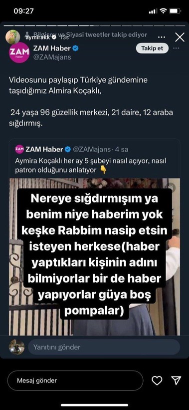 Güzellik merkezleri bulunan Aymira Koçaklı MASAK'a çağrıda bulundu! "Beni inceleyin ne kadar temiz iş yaptığımı görün" - Resim: 12