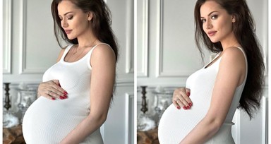 Fahriye Evcen'den karnı burnunda ilk poz: Kavuşmaya az kaldı