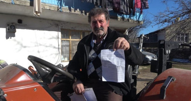 Hız göstergesi 30 km'yi geçmeyen traktörle 105 km hız yapmaktan ceza yedi