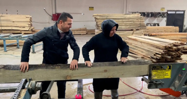 Kadın girişimci İstanbul'daki tecrübesiyle Anadolu'da kereste fabrikası kurdu
