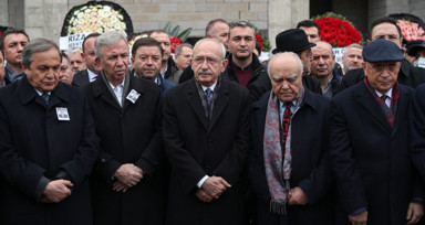 CHP lideri Kemal Kılıçdaroğlu dayısı Ali Gündüz'ü son yolculuğuna uğurladı