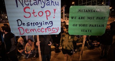 İsrail'de hükümet karşıtı protestolar sürüyor