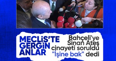 MHP Genel Başkanı Devlet Bahçeli'den Sinan Ateş cinayetini soran muhabire şok cevap: İşine bak!
